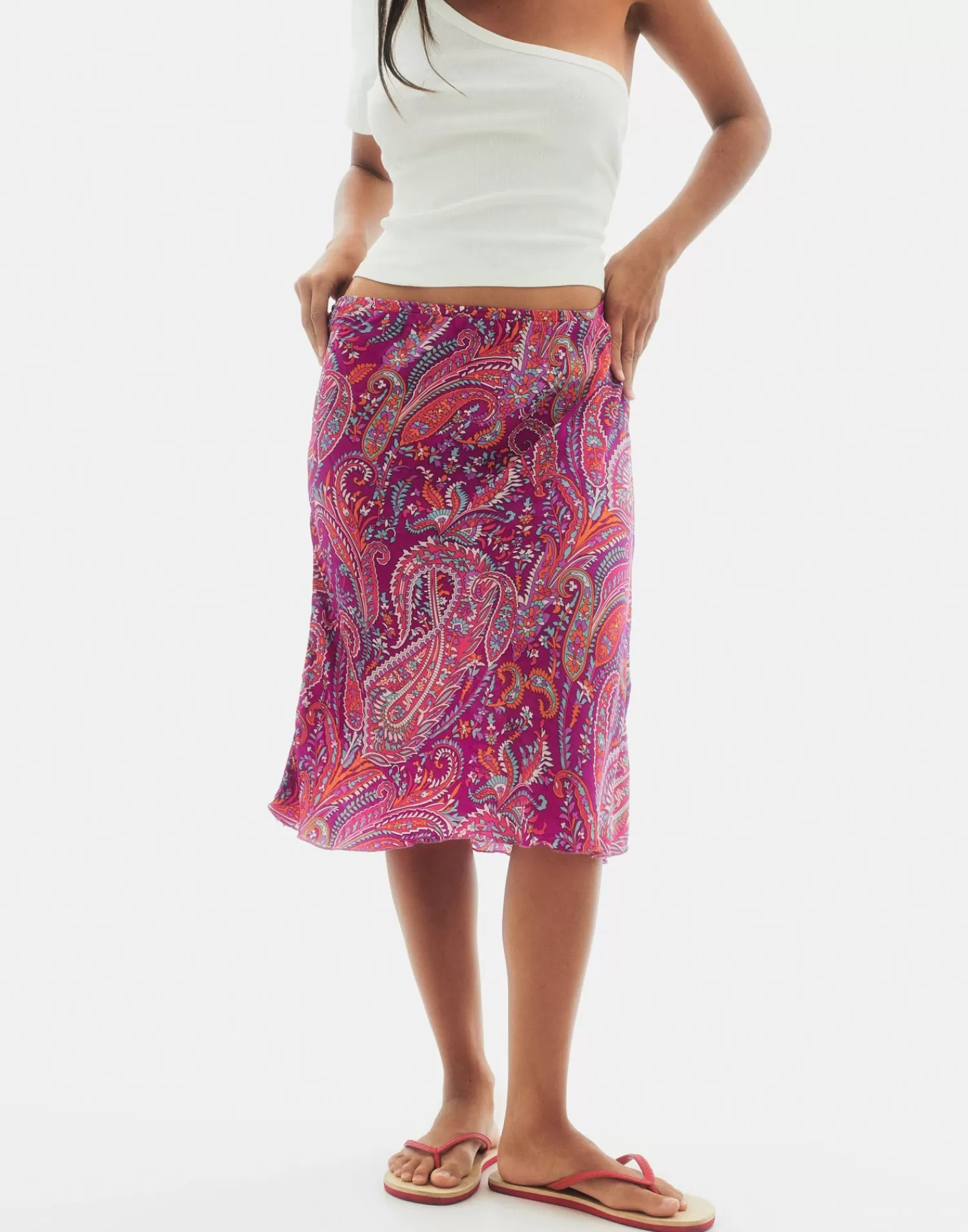 Natura Selection Falda Paisley