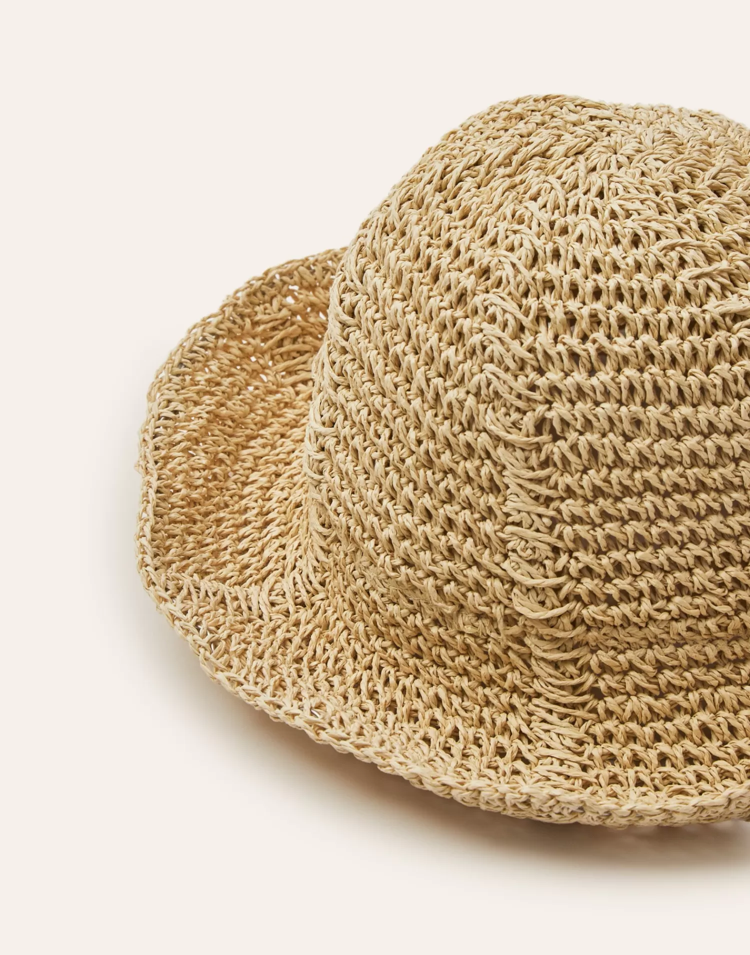 Natura Selection Gorro Bucket Liso Beige