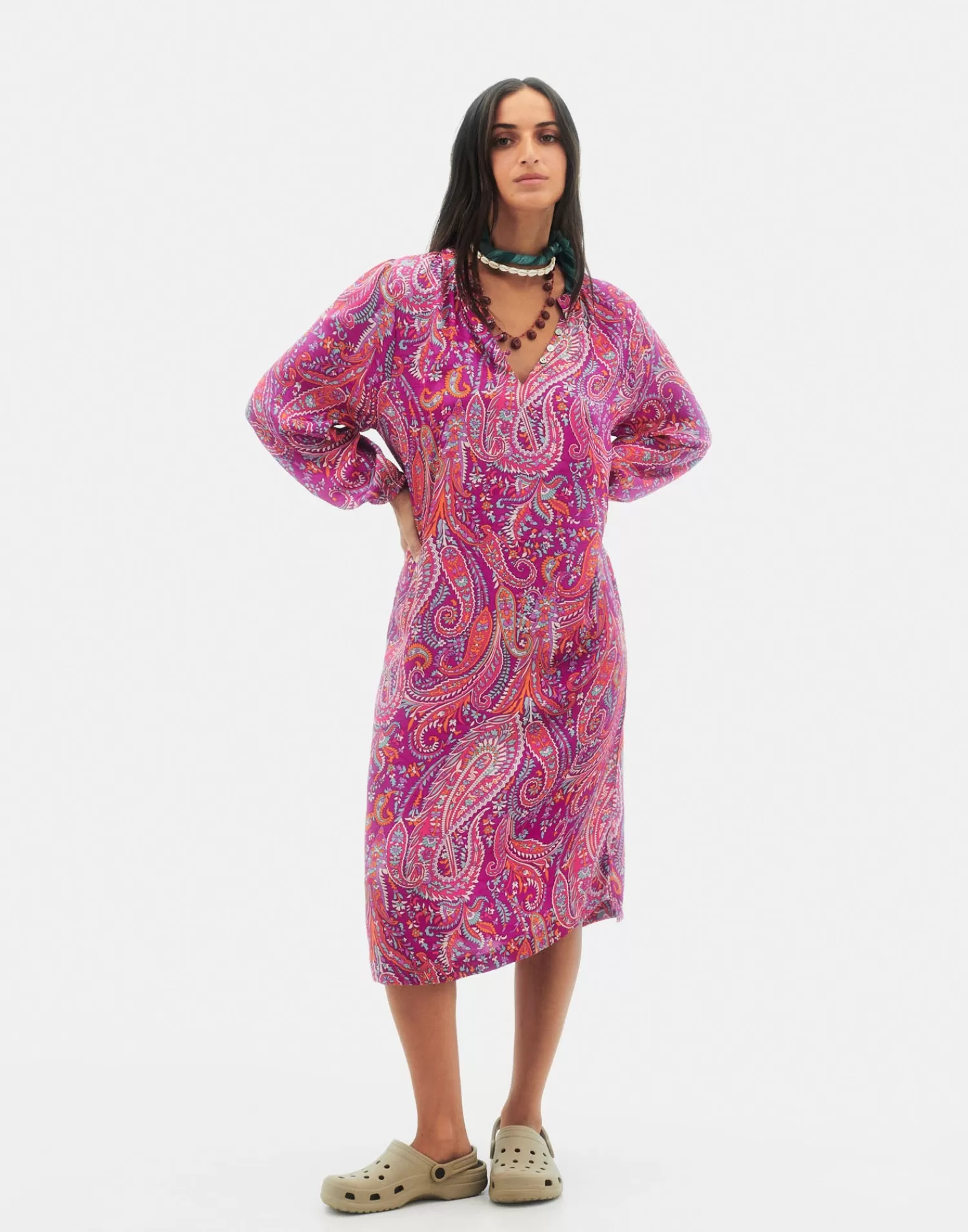 Natura Selection Vestido Paisley